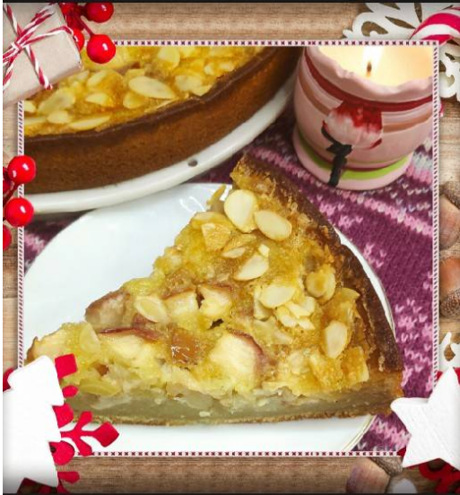 Французский яблочный пирог с заливкой! 🍎 - рецепт автора Lucia