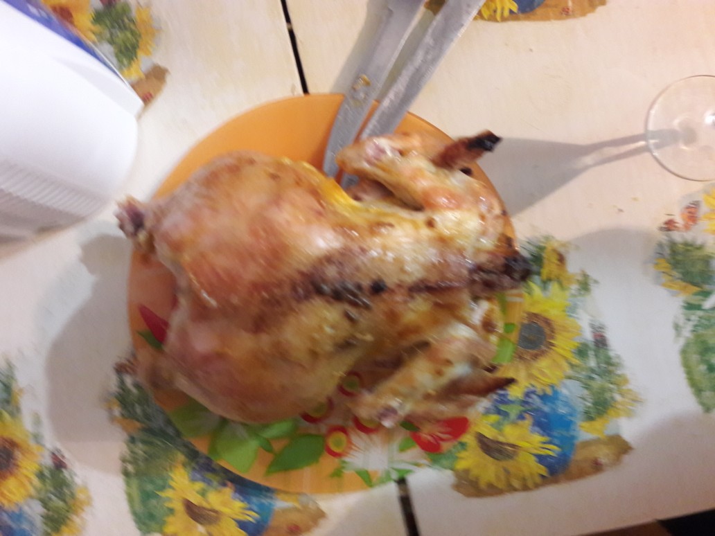 Курица на Банке в духовке хрустящий праздничный рецепт