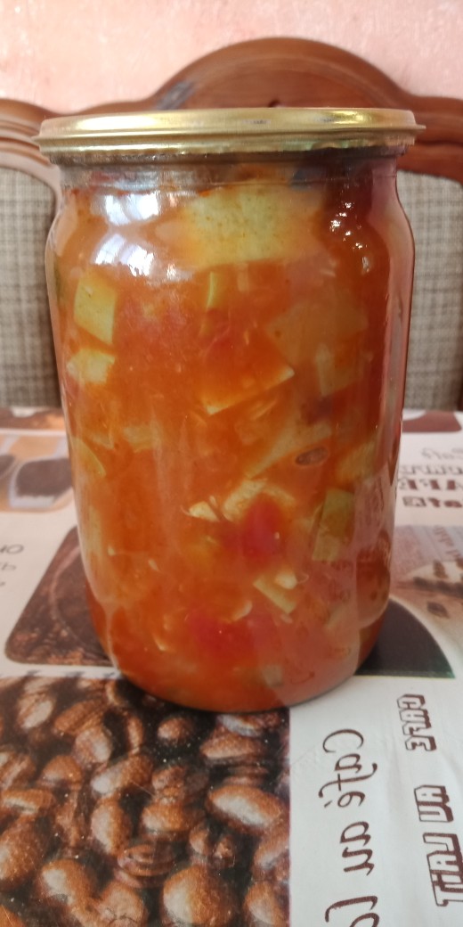 Салат "Анкл-бенс" с кабачком