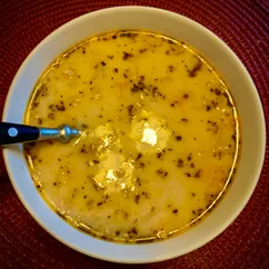 Сливочный суп с фаршем