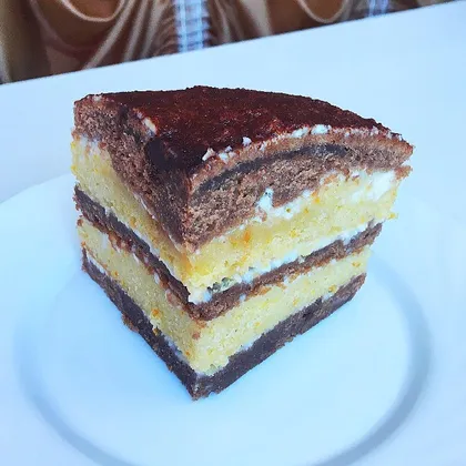 Бисквитный торт «Сочетание»