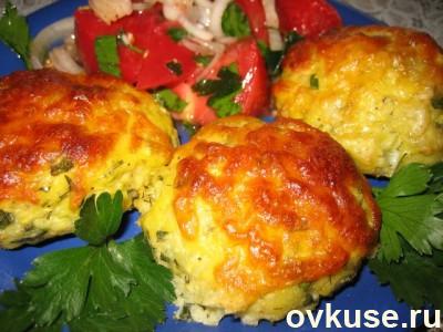 Кабачково-картофельные котлеты запеченные