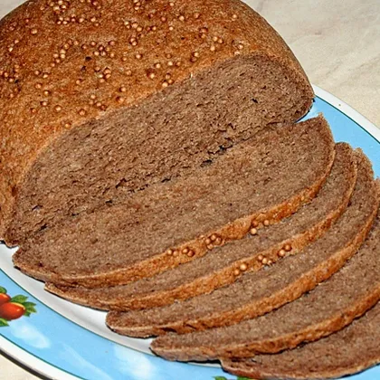 Хлеб с ржаной и гречневой мукой