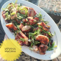 Шашлык из свинины на мангале 