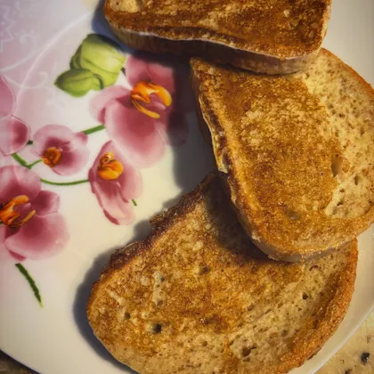 Гренки с корицей