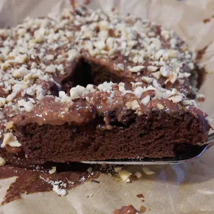 Шоколадный пирог с шоколадным кремом