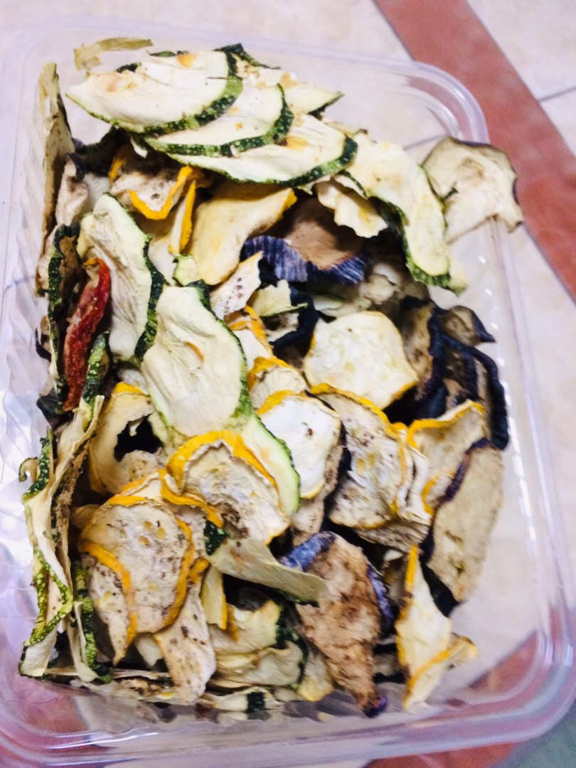 Чипсы из кабачка и баклажан