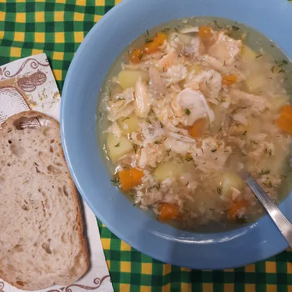 Суп из красной рыбы новогодний обед