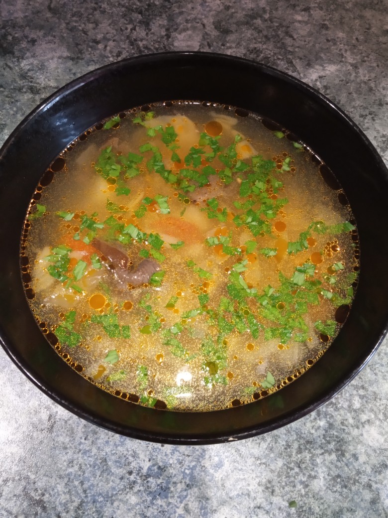 Грибные щи в мультиварке