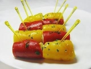 Печеный перец с сыром