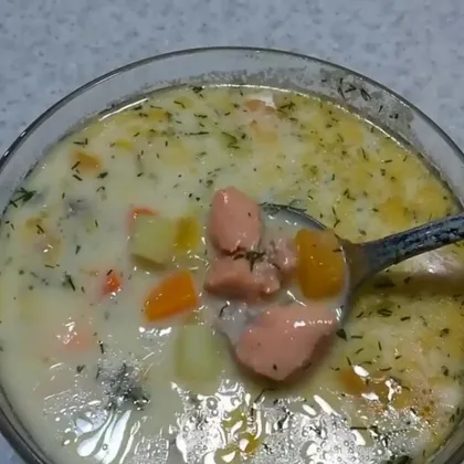 Финский сливочный суп с сёмгой