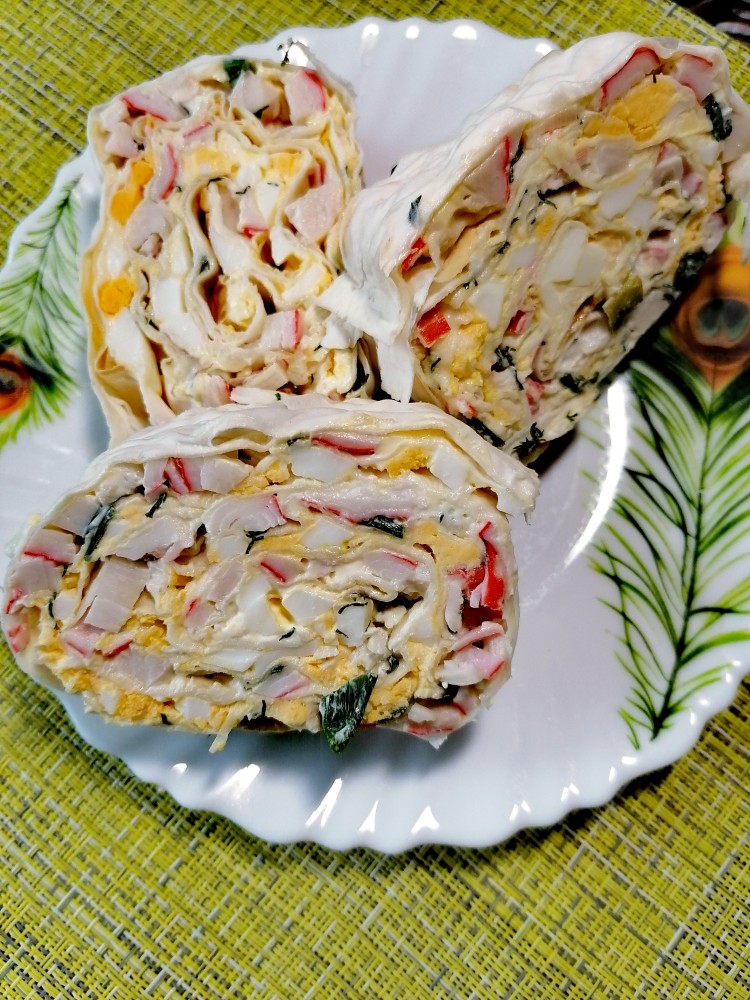 Рулет из лаваша