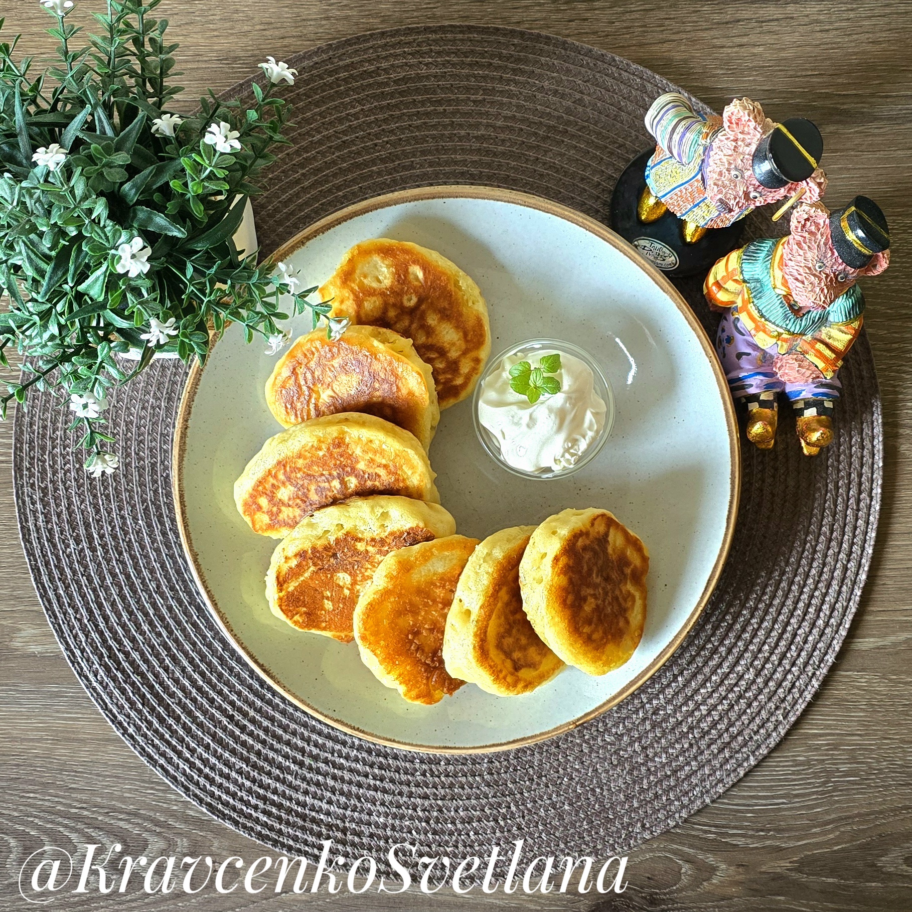 Оладьи на кефире