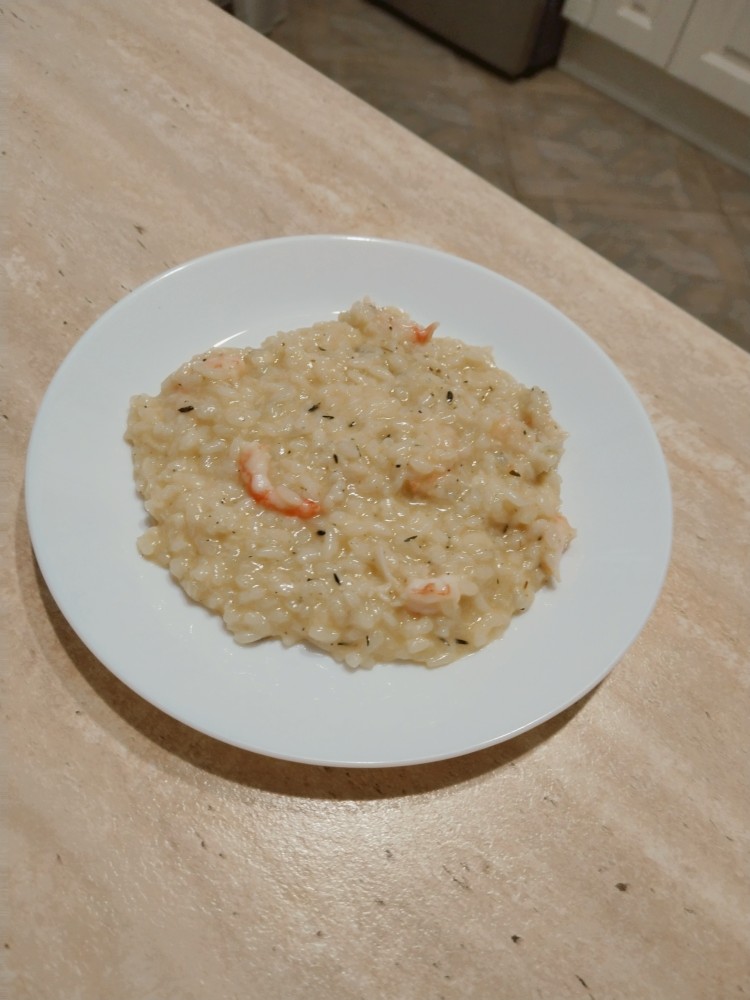 Ризотто с креветками