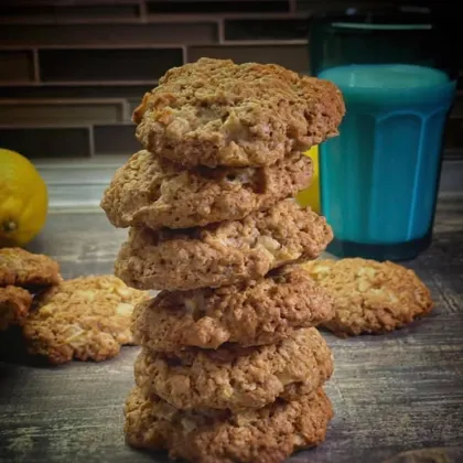 Овсяные печенья с корицей и яблоками 🍪