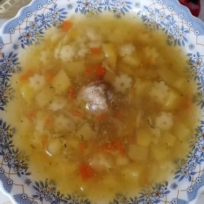 Суп с фрикадельками и тыквой в мультиварке для детей + 1)