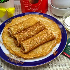 Блины с манкой