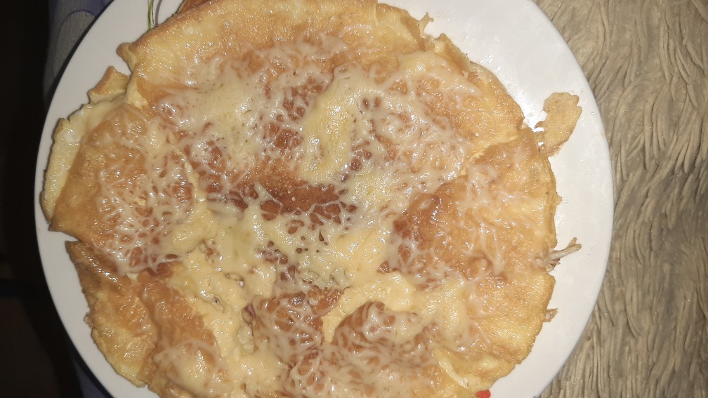Яичная ленивая пицца