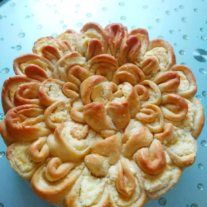 Пирог 'Хризантема'