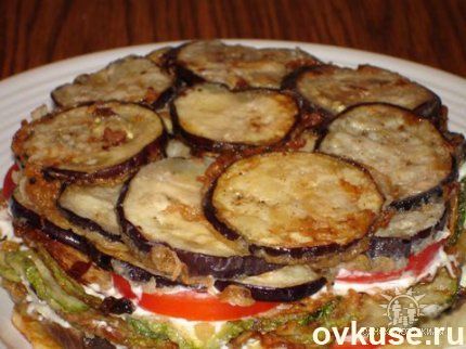 Баклажанный торт