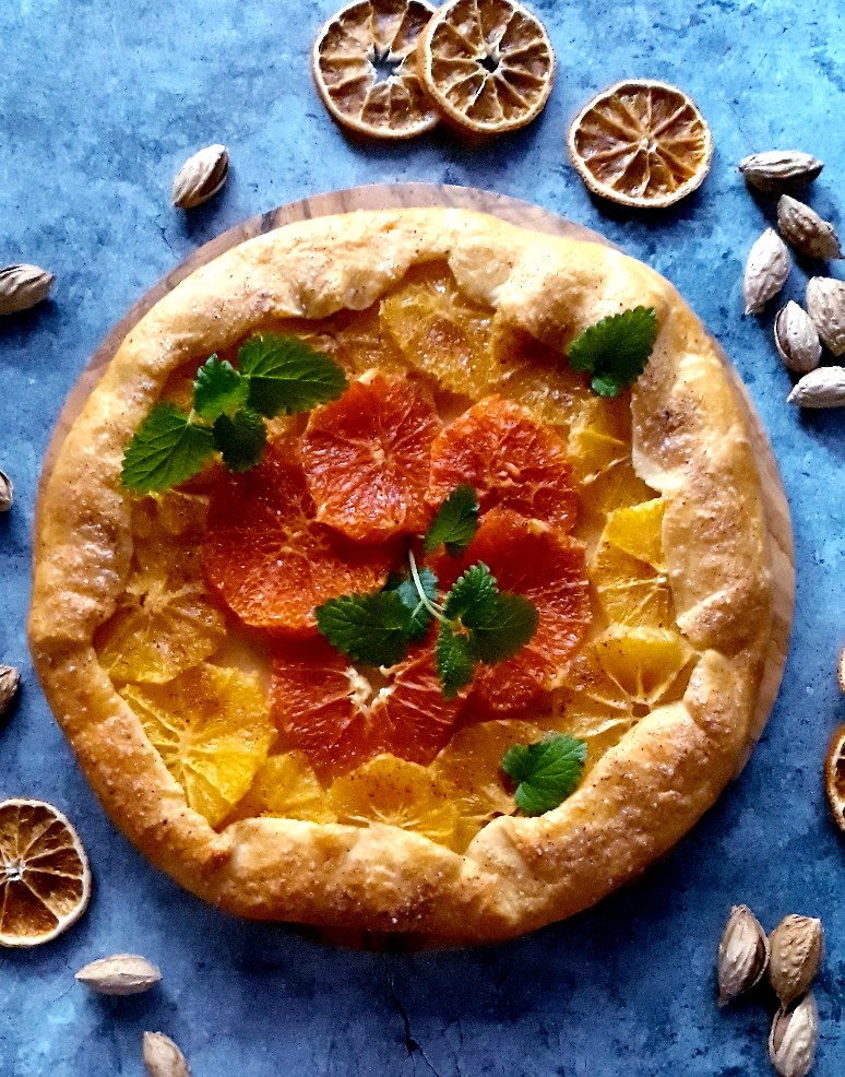 Творожная галета с апельсинами 🍊