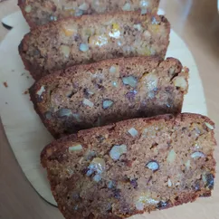 Веганский кекс с орехами и сухофруктами без глютена 