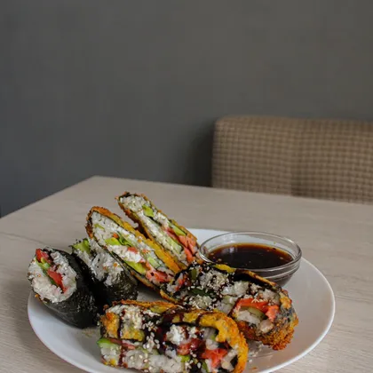 Темпура суши-сэндвич «Onigirazu» 🍘
