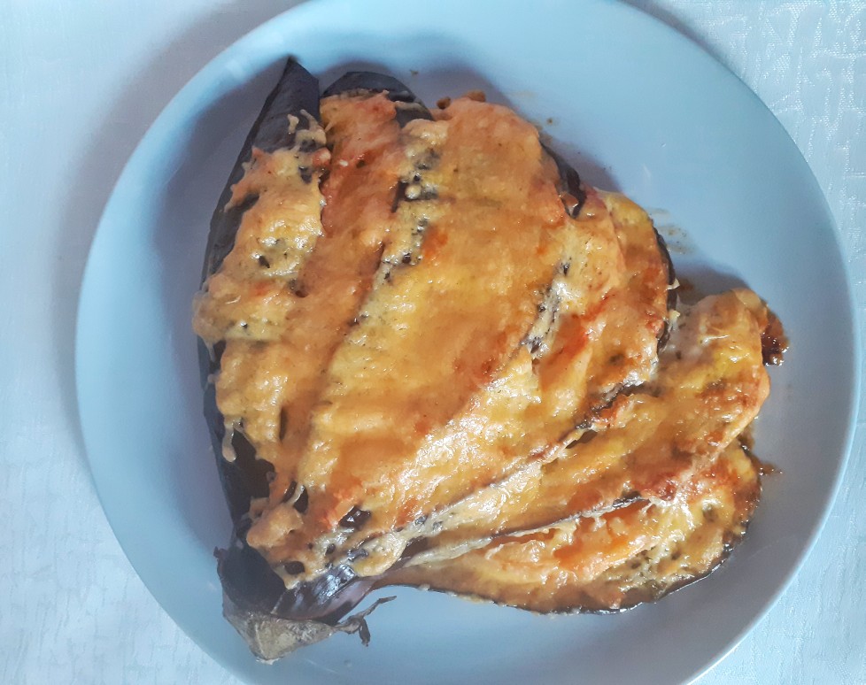 Баклажаны веером в духовке (без сыра и помидоров) — рецепт с фото | レシピ