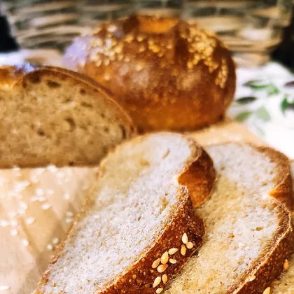 Домашний цельнозерновой хлеб 🍞