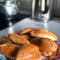 Тесто на сливках. Пирожки с капустой