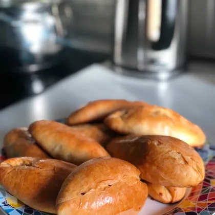 Тесто на сливках. Пирожки с капустой