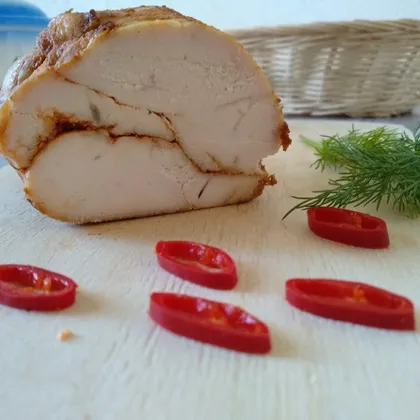 Пастрома - сочная куриная грудка в духовке