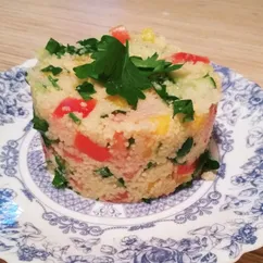 Табуле с кускус и овощами