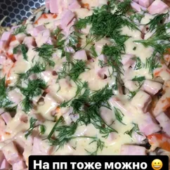 Пп пицца из рисовой муки