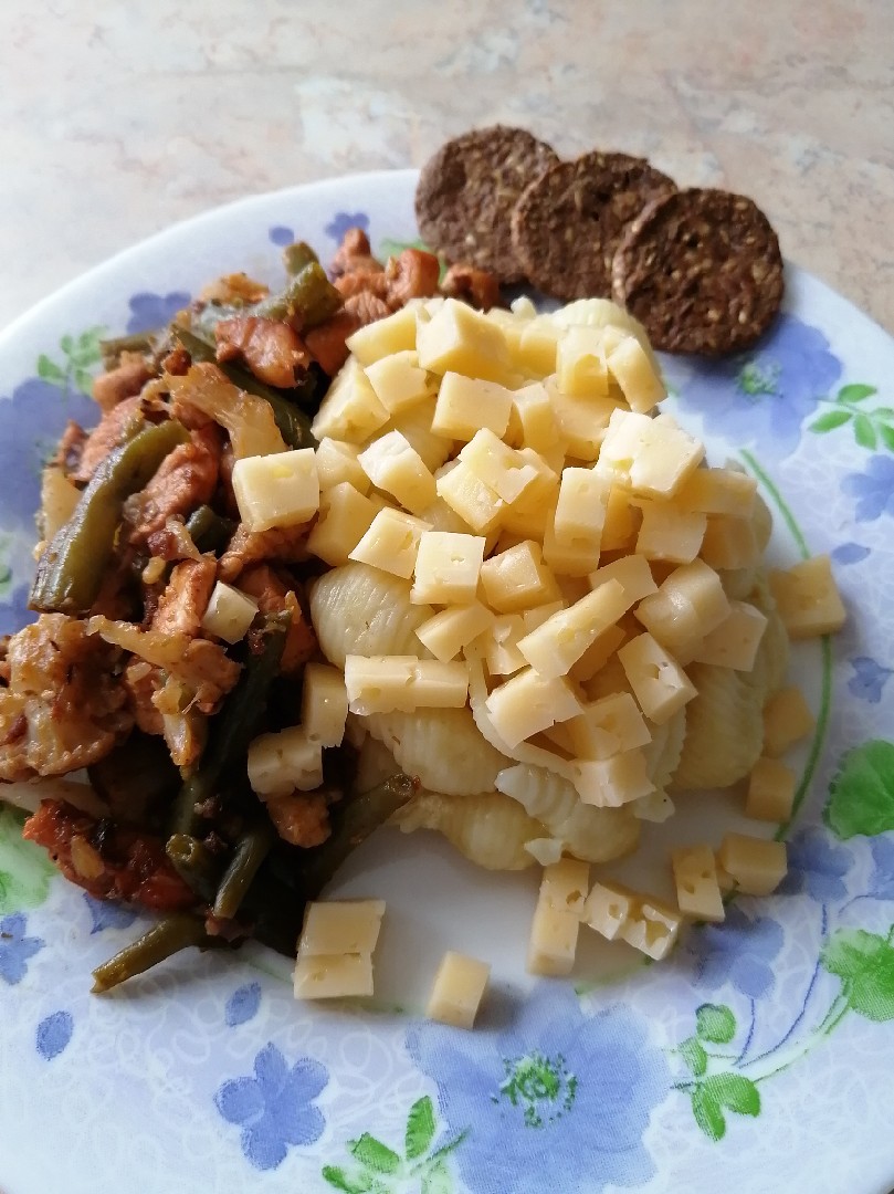 ПП курица с овощами и гарниром