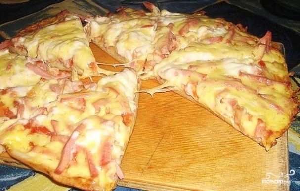 Быстрая пицца на сковороде за 10 минут - пошаговый рецепт с фото на Готовим дома