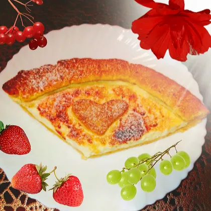 Песочный пирог с творогом🥧🤗👩‍🍳