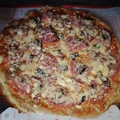 Пицца без дрожжей