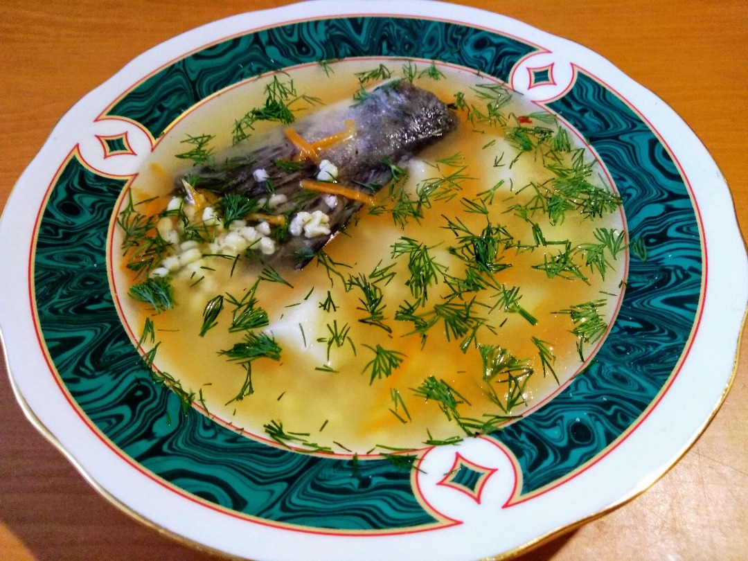Рыбный суп с булгуром