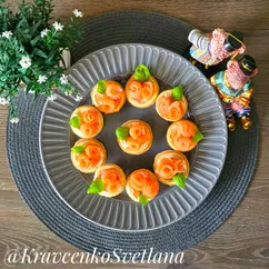 Тарталетки с сыром и рыбой для праздничного стола