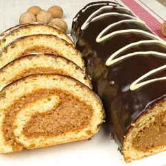 Рулет с ореховой начинкой | Roll with nut filling