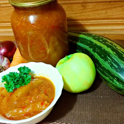 Кабачки в овощном соусе 'Татарская песня'