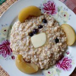 Овсянка цельнозерновая с кокосом