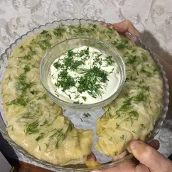 Ханум с овощами и мясом