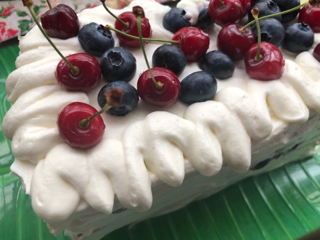 Фруктовый бутерброд.🍒