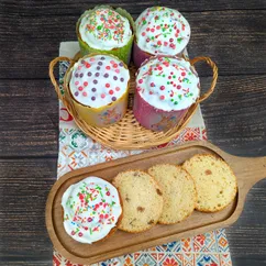 Творожный кулич