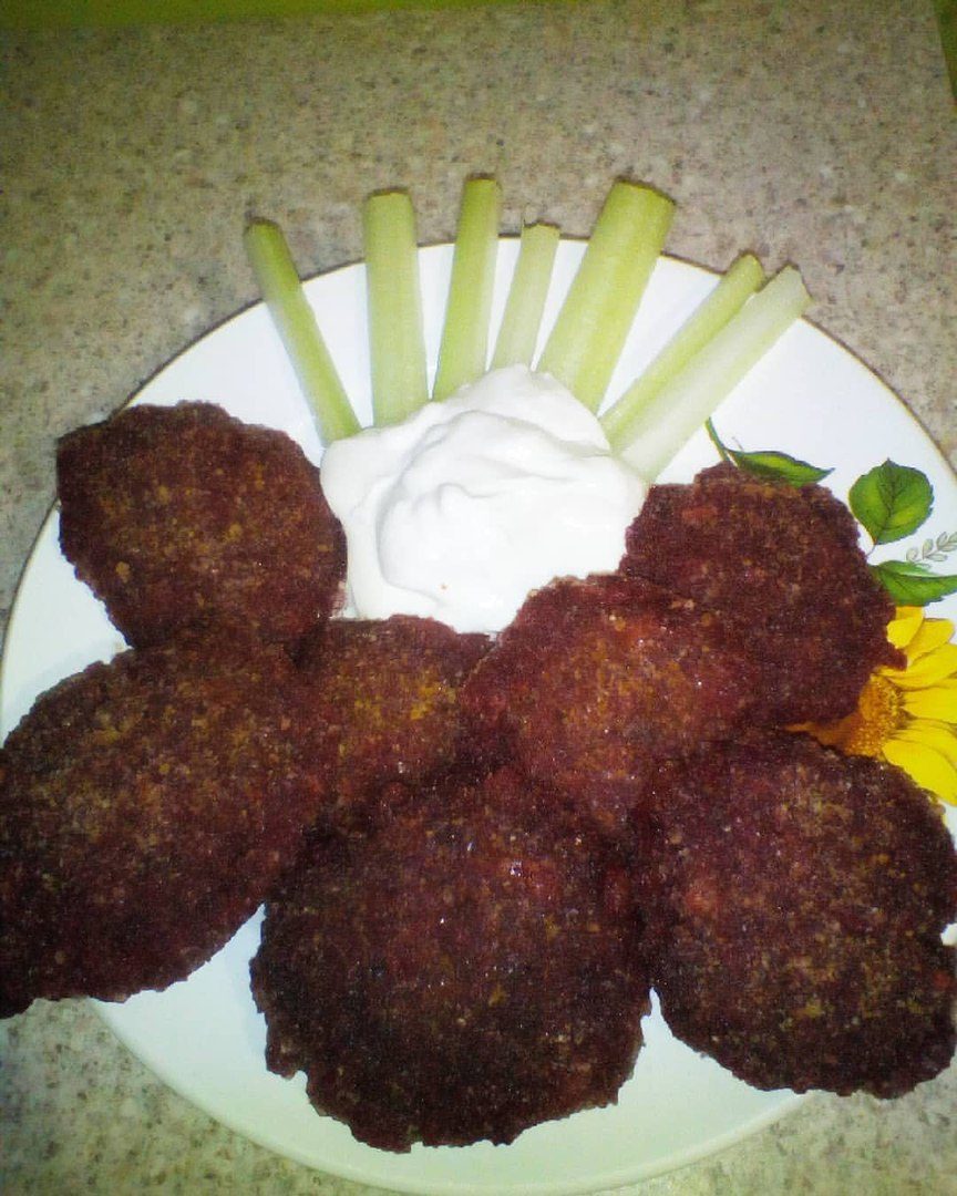 Свекольные котлетки #кулинарныймарафон