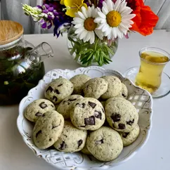 Печенье с мятой и шоколадом 🍪