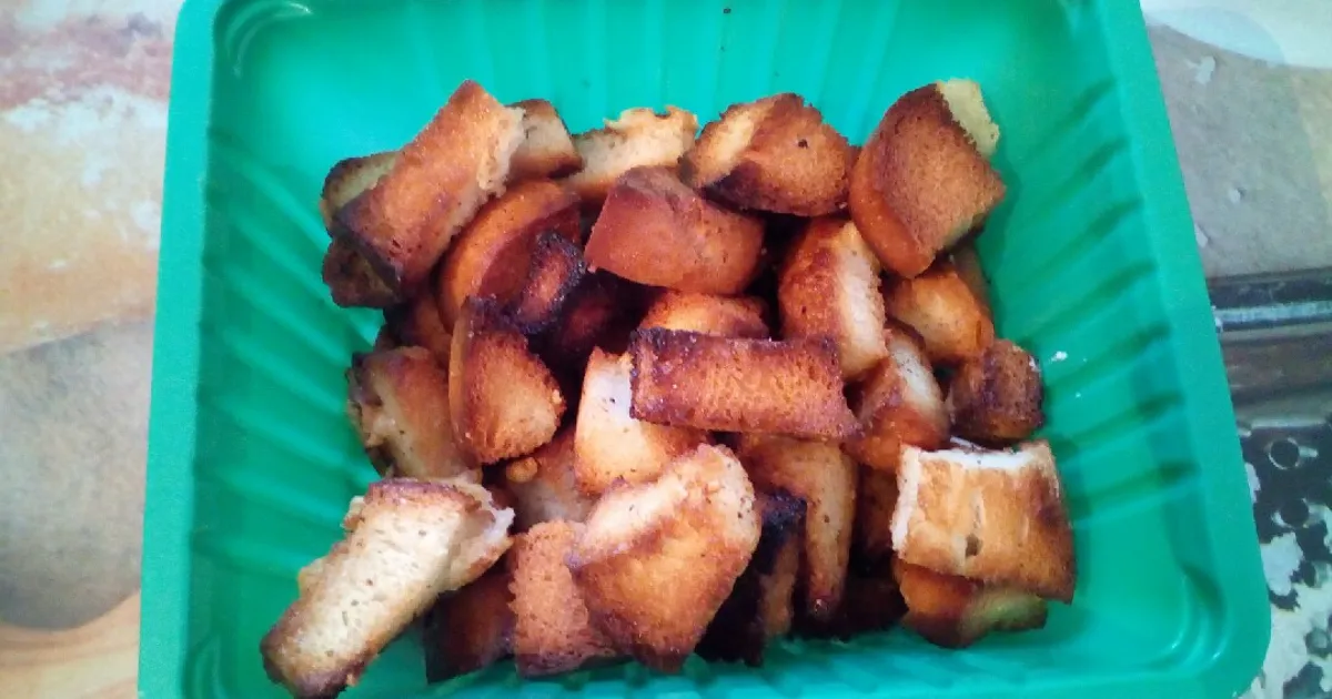 Сухарики к супу рецепт с фото пошаговый от Мария Архипова - Овкусе.ру