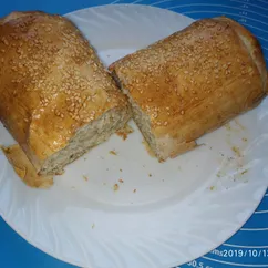 Рулет из лаваша с мясом